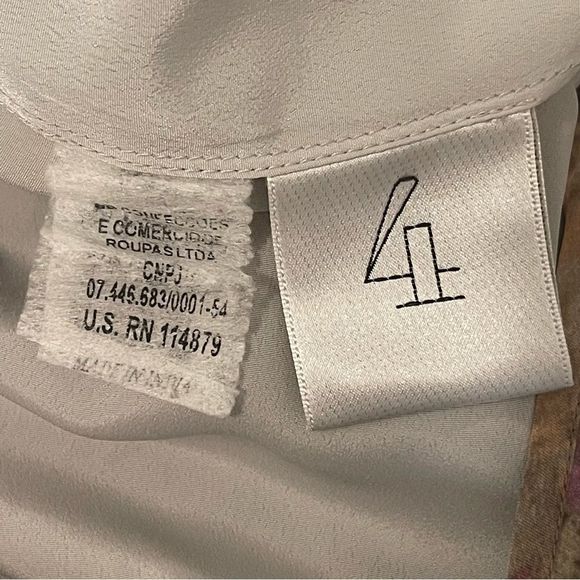 Lerario Beatriz silk chiffon watercolor dress - Picture 7 of 11